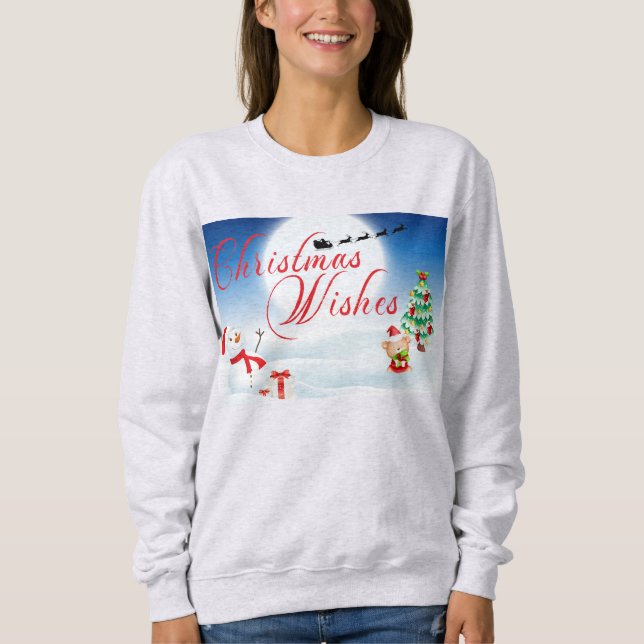 Sudadera Deseos de Navidad (Anverso)