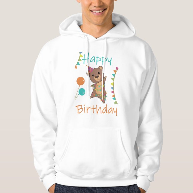 Sudadera Deseos Únicos De Cumpleaños Feliz Cumpleaños Para  (Anverso)
