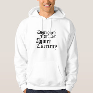 Sudadera Desestimar que las mujeres adquieran moneda