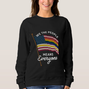 Sudadera Desfile del Orgullo LGBT La Gente Significa Todos
