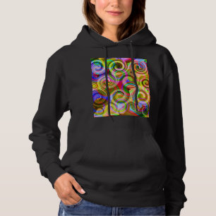 Sudadera Desfile Pastel abstracto geométrico