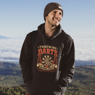 Sudadera Desgarrando Dardos Rompiendo Corazones - Funny Dar