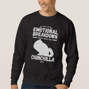 Sudadera Desglose emocional Chinchilla diciendo mujer Chica
