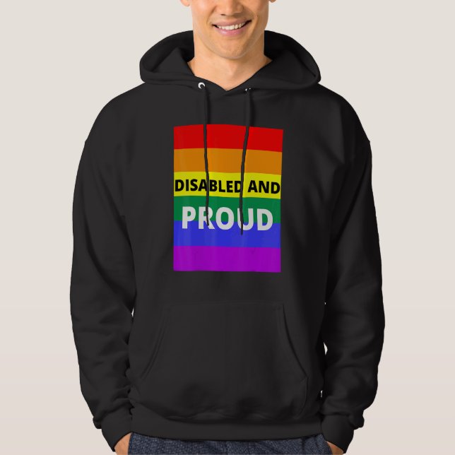 Sudadera Deshabilitado Y Orgulloso (Anverso)