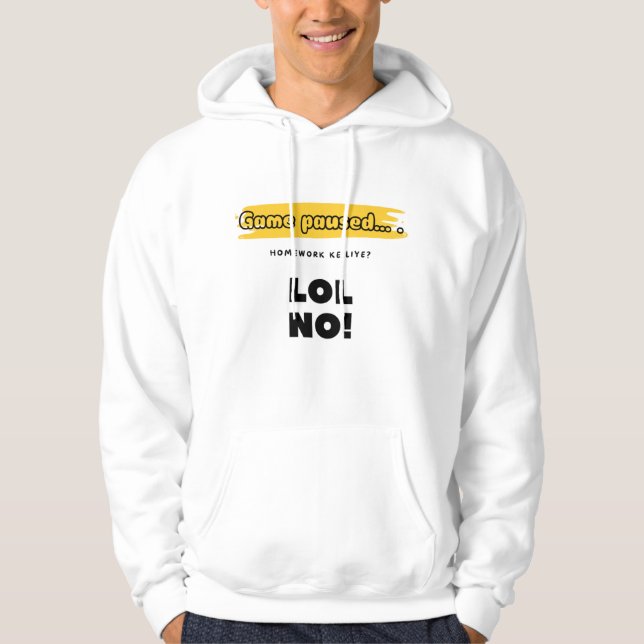 Sudadera Desi Urdu Funny Design: Game is on! (Anverso)