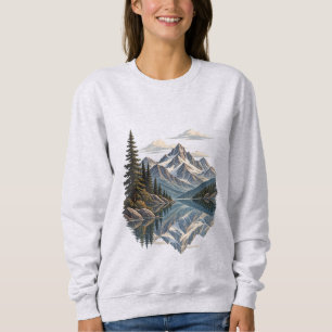 Sudadera Desierto de Reflejo del Lago de Montaña