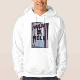 Sudadera Design com Protesto Visual Urbano War is Hell 