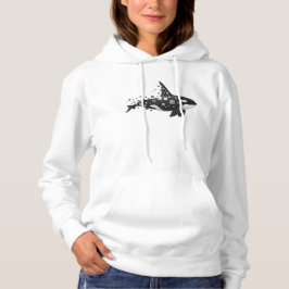 Sudadera Desintegración digital de orcas - Serie de ciberoc