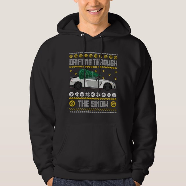 Sudadera deslizándose por la nieve 2 (Anverso)