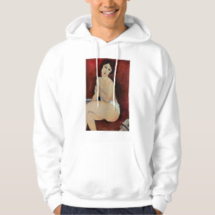 Sudadera Desnudo asentado grande (aceite en lona)