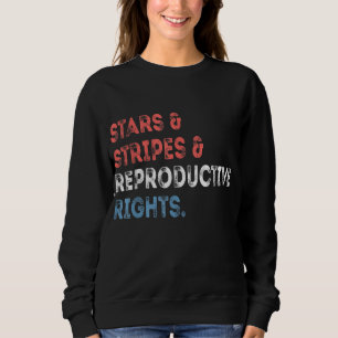 Sudadera Desordenada Bandera Americana, Estrellas Tiras Rep