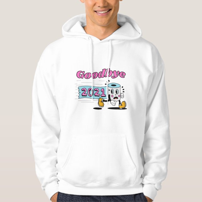 Sudadera Despedida 2021 Rollo de papel higiénico (Anverso)