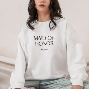 Sudadera Despedida de soltera de boda 'Dama de honor' perso