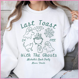 Sudadera Despedida de soltera de Halloween con tostada fina