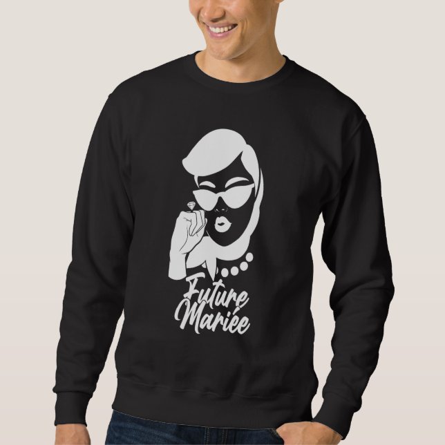 Sudadera Despedida de soltera de novia francesa, futura dam (Anverso)