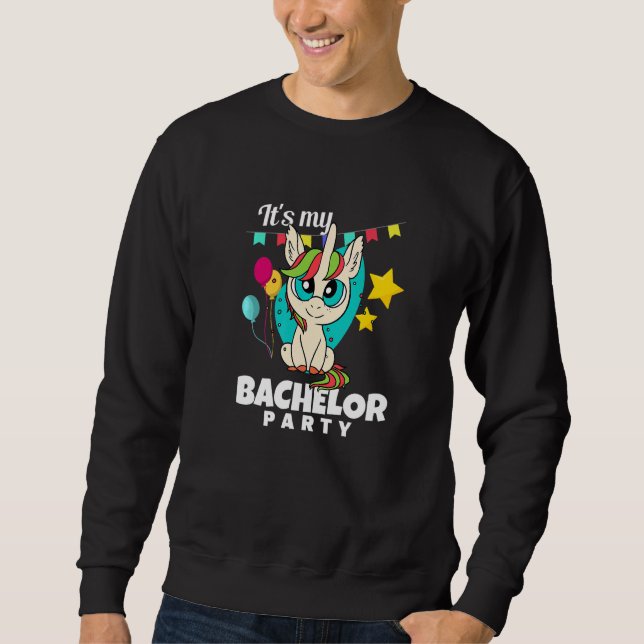 Sudadera Despedida de soltera divertido unicornio para muje (Anverso)