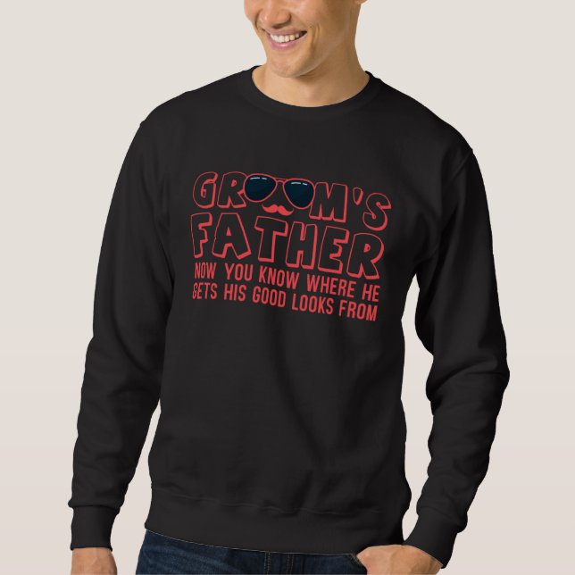Sudadera Despedida de soltero del padre del novio en la bod (Anverso)
