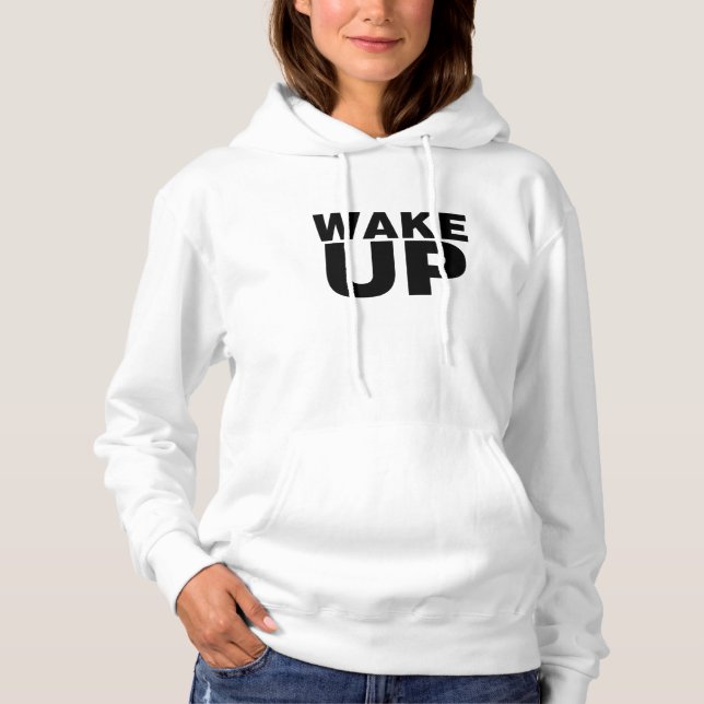 Sudadera Despertar negro (Anverso)