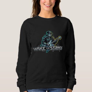 Sudadera Despierta Las Cuerdas Arte Retro Futuro