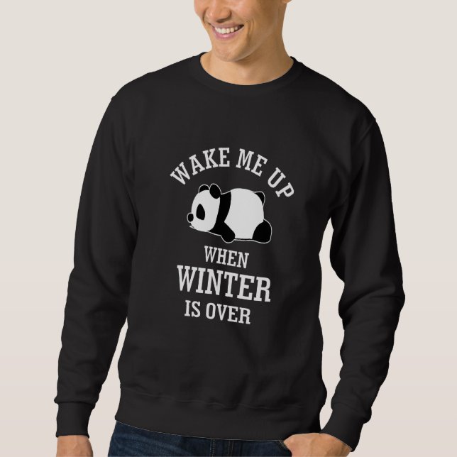 Sudadera Despiértame Cuando El Invierno Termine El Pandá La (Anverso)