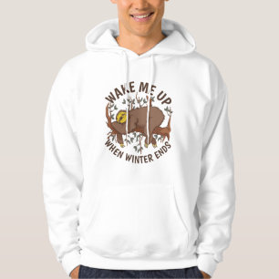 Sudadera Despiértame Cuando Termine el Invierno Arte Divert
