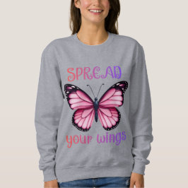 Sudadera Despliega tus alas – Mariposa Inspiradora