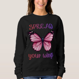 Sudadera Despliega tus alas – Mariposa Inspiradora
