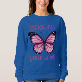 Sudadera Despliega tus alas – Mariposa Inspiradora