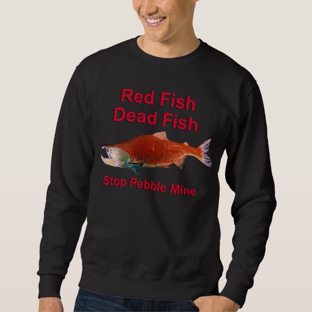 Sudadera Después de Salmon - Alto a la mina de guijarros (Anverso)