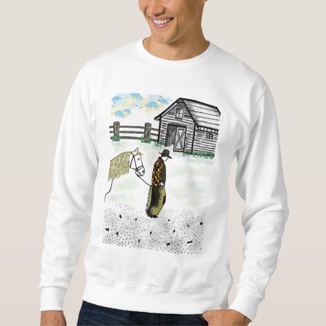 Sudadera Después de una equitación (Anverso)