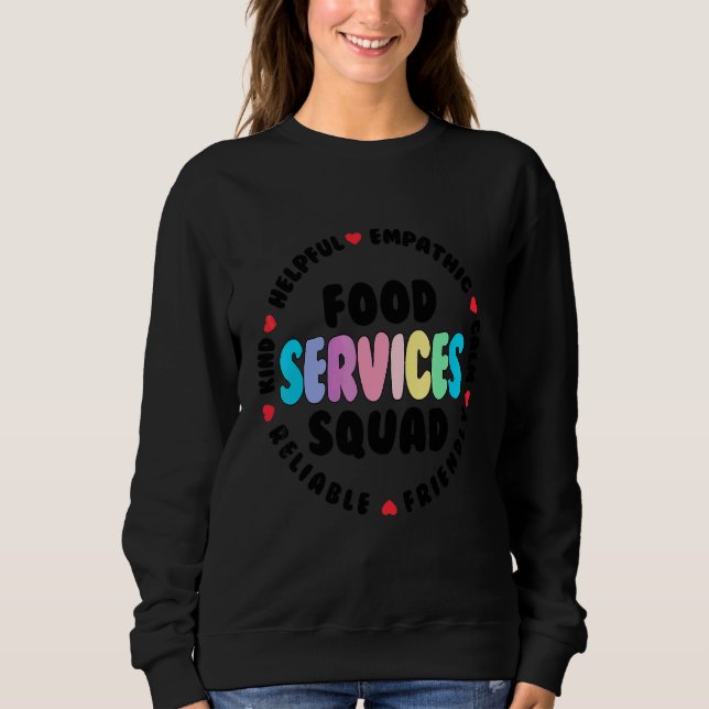 Sudadera Destacamento de Servicios de Alimentos Equipo de C (Anverso)