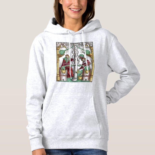 Sudadera Destilación de alquimia medieval (Anverso)