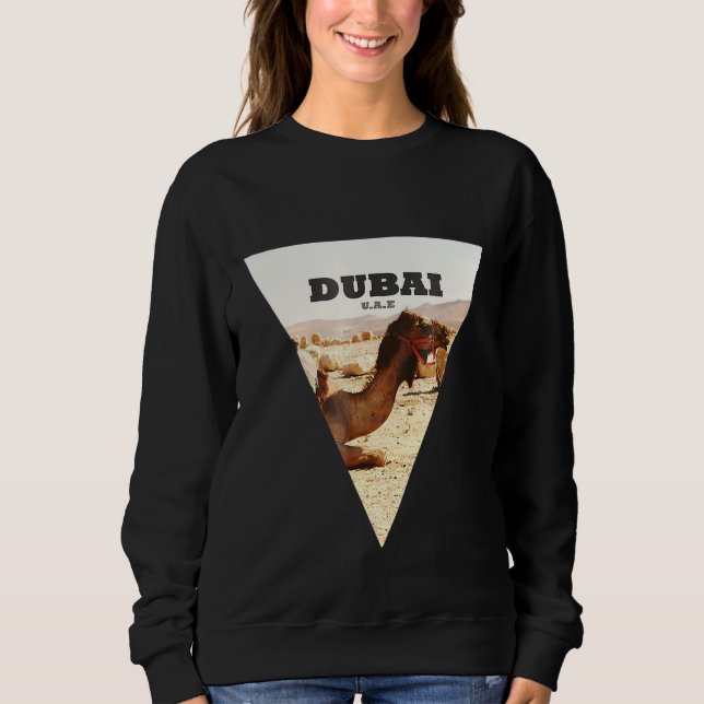Sudadera Destino árabe de Camel Dubai Uae (Anverso)