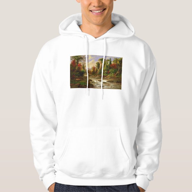 Sudadera Destino de Roberto Duncanson del río del bosque de (Anverso)
