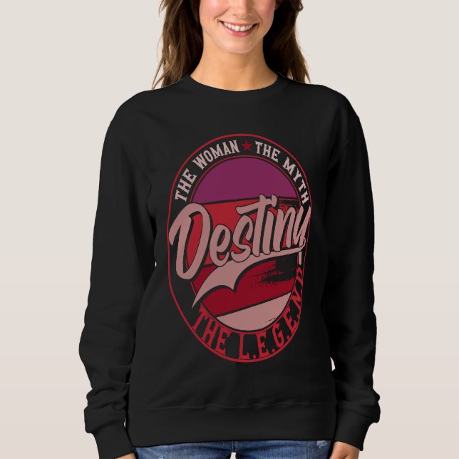 Sudadera Destiny the Lady of Myth the Legend (Anverso)