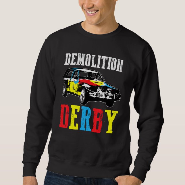 Sudadera Destrucción de coches Derby de conductores de coch (Anverso)