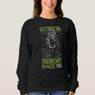 Sudadera Destruir la amistad desde 1988