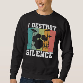 Sudadera Destruyo El Silencio Dolor Retro De Bambor Vintage