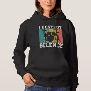 Sudadera Destruyo El Silencio Dolor Retro De Bambor Vintage