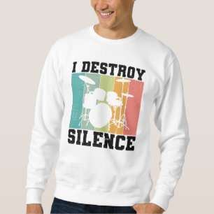 Sudadera Destruyo El Silencio Dolor Retro De Bambor Vintage