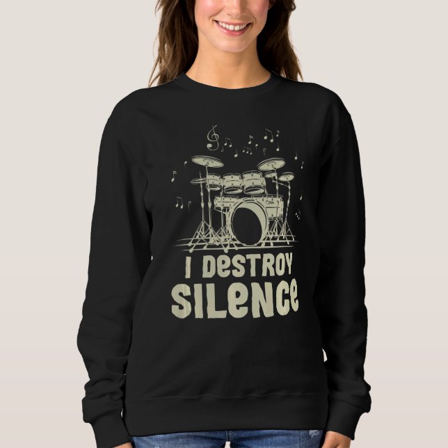 Sudadera Destruyo El Silencio Para Un Bamborero (Anverso)