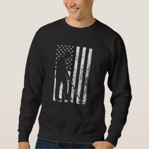 Sudadera Detección de Metal Americana Bandera de EE. UU. Te