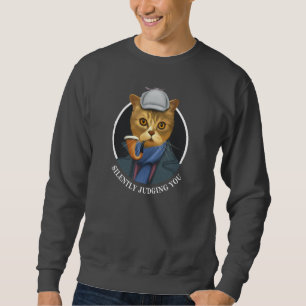 Sudadera Detective Cat - Juzgando Silenciosamente