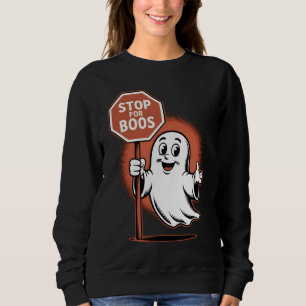 Sudadera Detener A Los Boos Halloween Ghost Crosch Guard