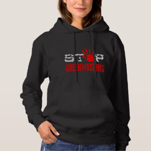 Sudadera Detener el lavado verde