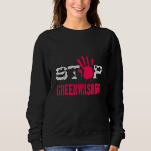 Sudadera Detener el lavado verde