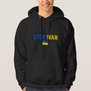 Sudadera Detener la Guerra Me Uno a Ucrania Bandera Apoyo a