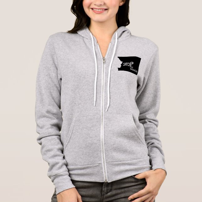 Sudadera Detener la Locura (Anverso)