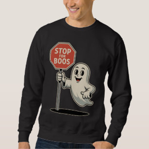 Sudadera Detener La Patrulla De Seguridad De Boos Halloween