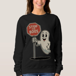 Sudadera Detener La Patrulla De Seguridad De Boos Halloween